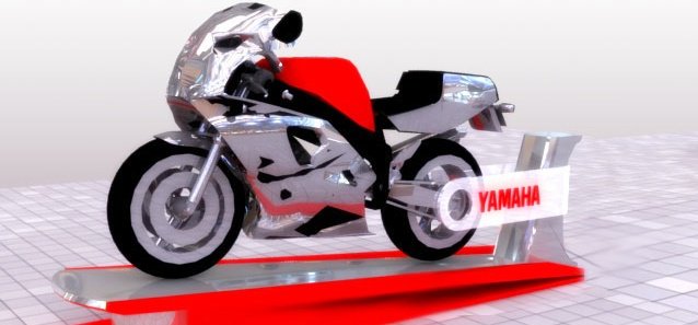 Дизайн-проект элементов оформления салона Yamaha