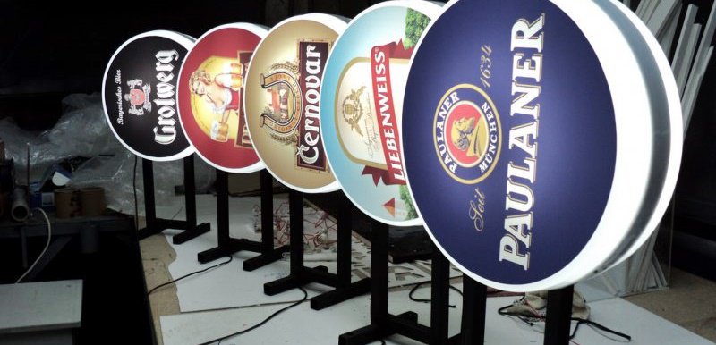 Панель-кронштейны производителей пива